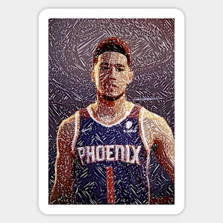 Devin Booker Fanart Sticker